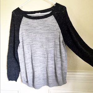 J. Crew, Baseball Tee/Sweater, 3/4 Sleeve